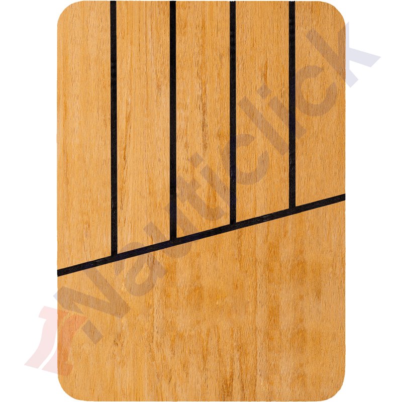 FLEXITEEK-2 T. TEAK 60MM+2LC BLACK 5MM (3M2)