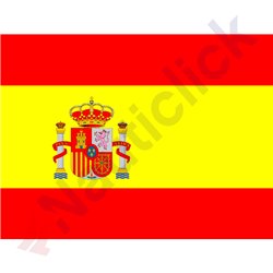 SPAIN FLAG WITH BADGE