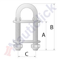 U-BOLT WITH PLATES