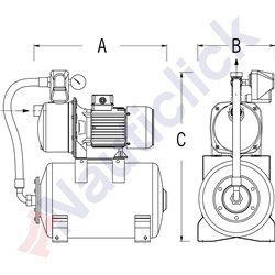 GRUPO DE PRESION J-INOX/20X - 230V 60HZ