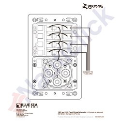PANEL 4 SWITCH +BATTERY SWITCH SERIE M