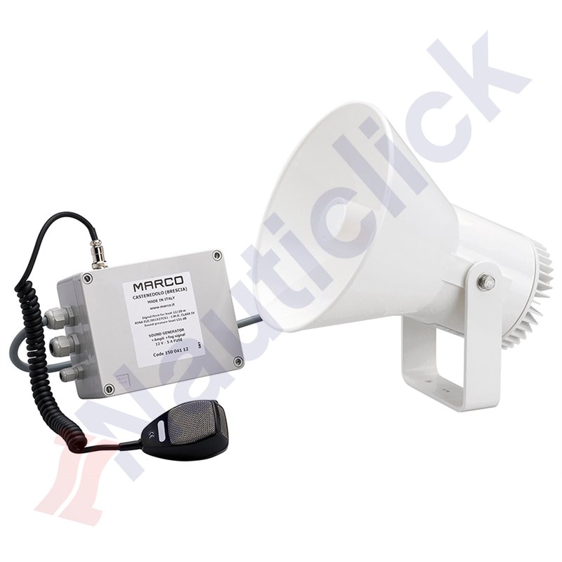 ELECTRIC HORN WITH MEGAPHONE EW2-MS