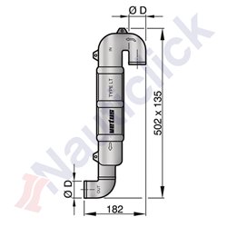 VETUS GOOSENECK TYPE WLOCKLT LT60