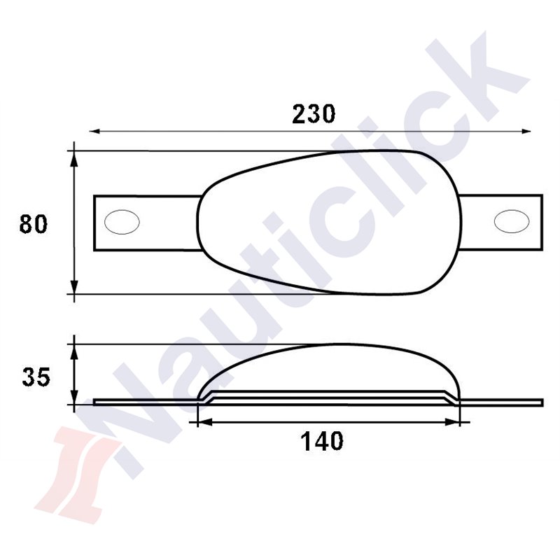 PEZ CON PLETINA - ALUMINIO