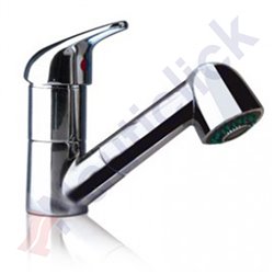 MIXER WITH PULL-OUT SHOWER - C/H