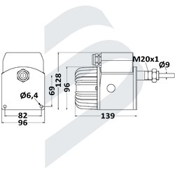 LEVELLING FEET SWIVEL STUD