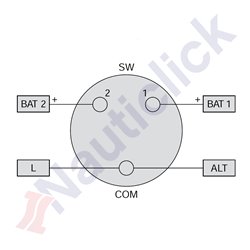 SWITCH / BATTERY SELECTOR BLACK