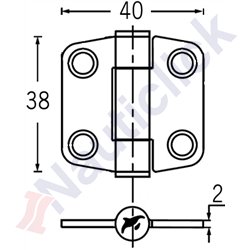 FRICTION HINGE CENTER BARREL