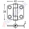 FRICTION HINGE CENTER BARREL