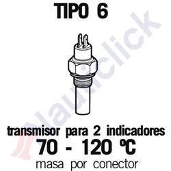 TEMPERATURE SENDERS DOUBLE GAUGE