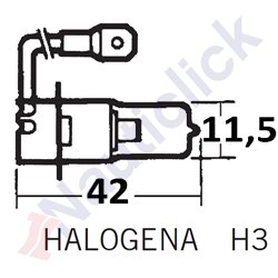 HALOGEN BULB H3