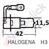 HALOGEN BULB H3