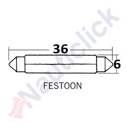 FESTOON BULB 6X36