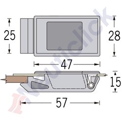 A3 PUSH-TO-CLOSE LATCH