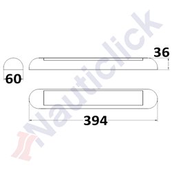 FLUORESCENTE RESOLUX 505 BLANCO SIN INTERRUPTOR 12V