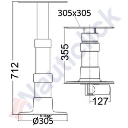 ELECTRIC TABLE PEDESTAL BIG-BOY