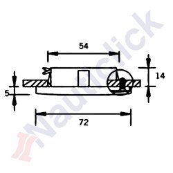 SPOT `JENY`-SS-72MM SATIN GLASS-G4