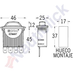 BIPOLAR SWITCH/CIRCUIT BREAKER 1120