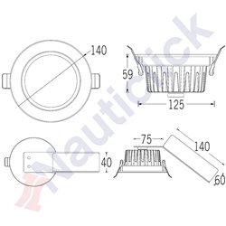 DOWNLIGHTS RLDL 15W