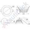 DOWNLIGHTS RLDL 15W