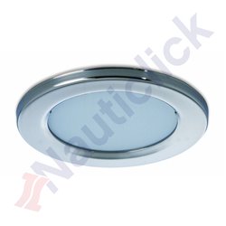 SPOT IP65 `DIANA 85`-INOX-85MM-G4 CRISTAL SATINADO