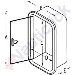 CONTAINER WITH DOOR