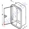 CONTAINER WITH DOOR