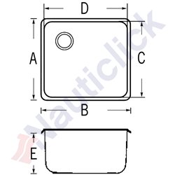 SQUARE SINK