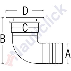 100º DECK DRAIN