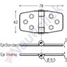 COVERED SYMMETRIC FRICTION HINGE