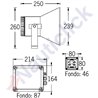 HORN WITH MEGAPHONE EW2-M