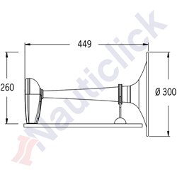 COMPRESSOR HORN PW3