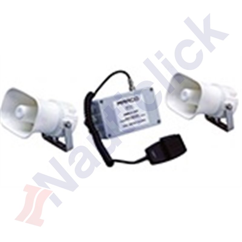 HORN WITH MICROPHONE AND TWO SIRENS EMH-2