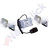 HORN WITH MICROPHONE AND TWO SIRENS EMH-2