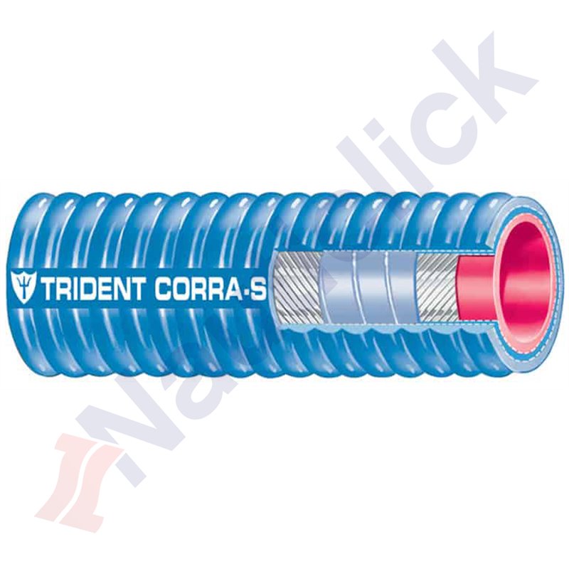 1830MM TRIDENT BLUE CORRA-SIL HOSE