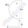 VERTICAL MOUNTING BRACKET X01 SERIES