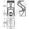 SHARK FIX PLINTH FOR FLEX SHOCK ABSORBER