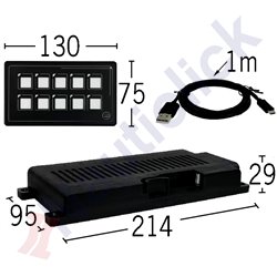 ELECTRONIC CONTROL SYSTEM 10 OUTPUTS