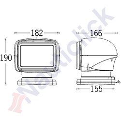 220 REMOTE CONTROL LED SEARCHLIGHT