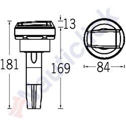 SATURN HORIZONTAL COLD WATER SHOWER