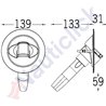 SATURN VERTICAL COLD WATER SHOWER