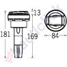 SATURN SHOWER HORIZONTAL WITH MIXER