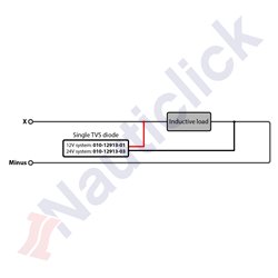 FLYBACK DIODE 5KW 24V INDUCTIVE LOADS