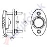 FLUSH MOUNT WATER-SKIING ROPE HOOK