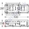 UP12-PV/DX DUAL PEEK GEAR PUMP