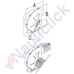 RADIAL BLOWERS AIRV - FLEX MOUNT