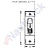 C SERIES CIRCUIT BREAKER - SINGLE POLE - AC/DC