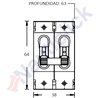 TOGGLE CIRCUIT BREAKER C-SERIES DOUBLE POLE - DC