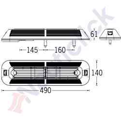 DINGHY & JET-SKI TOP-MOUNTED CHOCKS