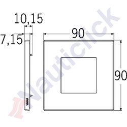 PLATE 2M METAL NICKEL
